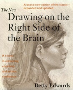 Drawing on the right side of the brain cover